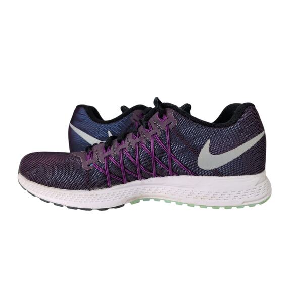 Nike Zoom Pegasus 32 Running Shoes‎ sz 8 Women Navy Blue Purple Pink Jogging - Picture 6 of 11